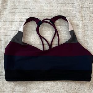 Lululemon Criss Cross Back - striped, size 6